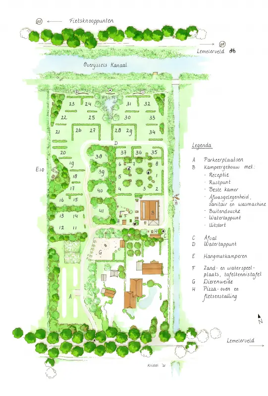camping overijssel plattegrond2022